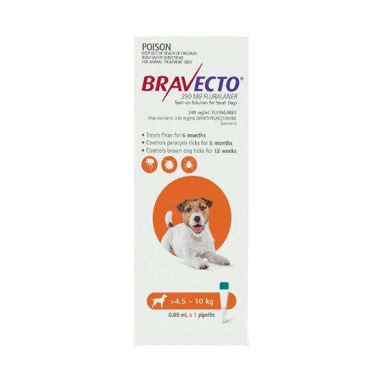 Poza cu Bravecto pipeta spot on 4,5 - 10 kg