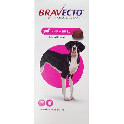 Poza cu Bravecto 40-56 kg 1400 mg