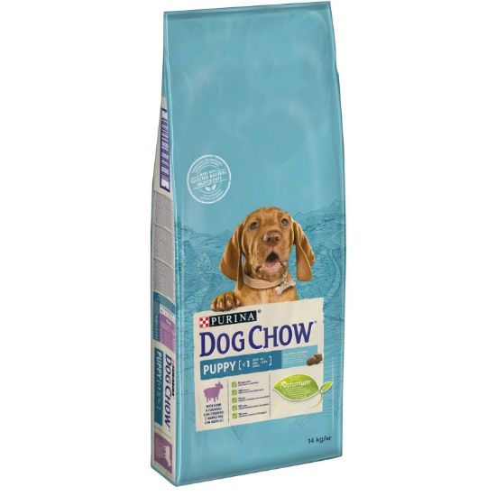 Poza cu Dog Chow Puppy cu miel 14 kg