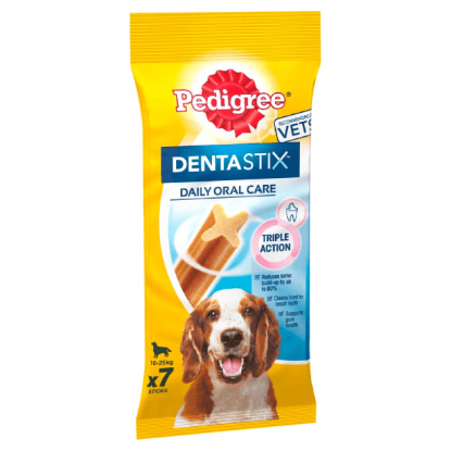 Poza cu Recompense pentru caini Pedigree Dentastix Mediu Mono 180g