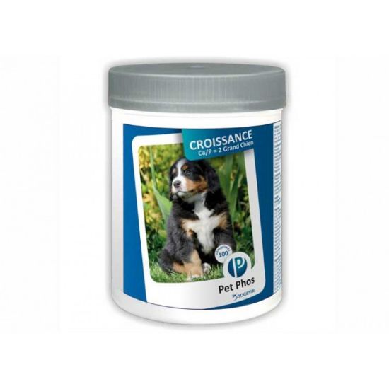 Poza cu Pet Phos Croissance Grand Chien flacon 100 tablete