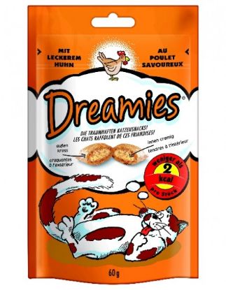 Poza cu Dreamies cu pui delicios 60 g