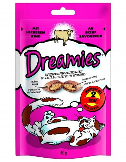 Poza cu Dreamies cu vita delicioasa 60 g