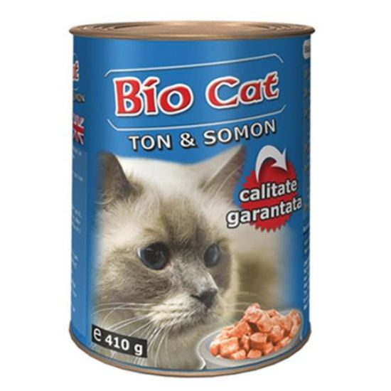 Poza cu Conserva Bio cat 410 g cu ton si somon