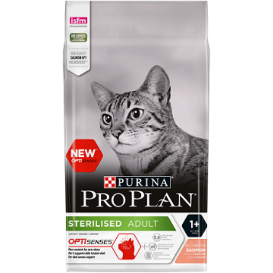 Poza cu Purina Pro Plan Pisici Sterilizate cu somon 10 kg