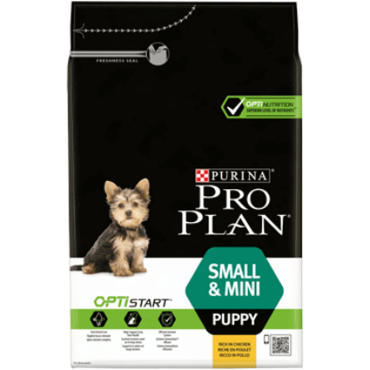 Poza cu PURINA PRO PLAN JUNIOR Talie Mica si Foarte Mica 7 kg, cu OPTISTART si bogata in pui