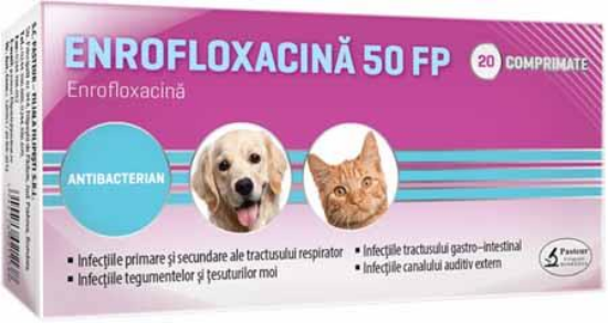 Poza cu ENROFLOXACINA 5 mg 50 buc