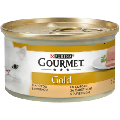 Poza cu Purina Gourmet Gold, pate, Curcan, 85 g