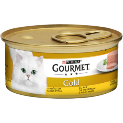 Poza cu Purina Gourmet Gold, pate, Pui, 85 g