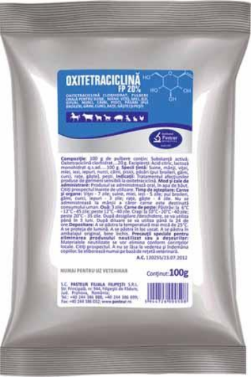 Poza cu OXITETRACICLINA FP 20% 100 g