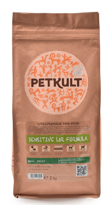 Poza cu Petkult Sensitive Miel și orez Mini Adult  12 kg