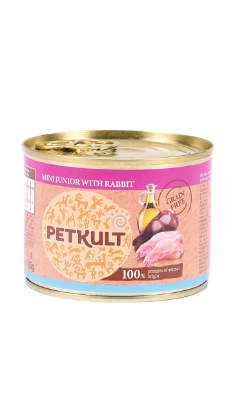 Poza cu Petkult Grain Free Mini  Mini Junior Iepure 185 G