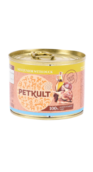 Poza cu Petkult Grain Free Mini  Mini Junior Rață 185 G