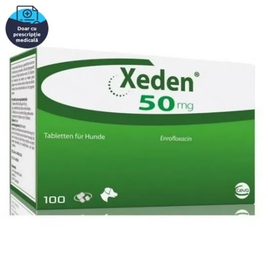 Poza cu  XEDEN (Enrofloxacina) 50 MG , capsula la bucata