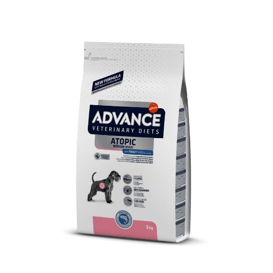 Poza cu  Advance Câine – Atopic – Dietă Dermatologică 3 kg