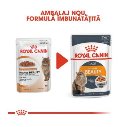 Poza cu  Royal Canin Intense Beauty Pouch Jelly 85 g