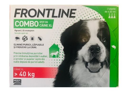 Poza cu Frontline Combo XL (40-60 kg) - 1 Pipeta Antiparazitara