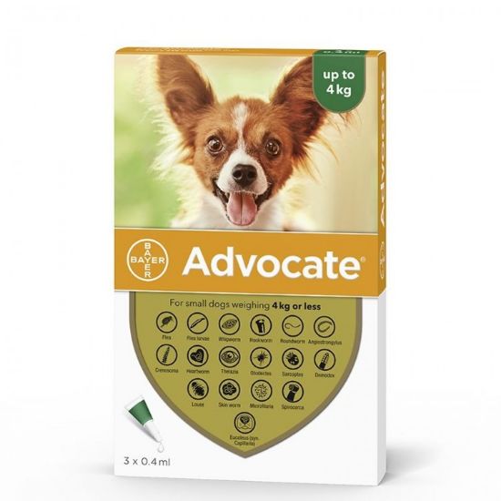 Poza cu Advocate 40 Caine (0 - 4 kg), 1 pipeta