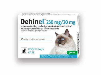 Poza cu Dehinel Cat 230 mg / 20mg, 1 comprimat