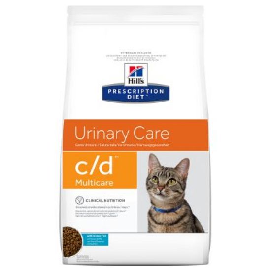 Poza cu Hill's Prescription Diet c/d Multicare Urinary Care Hrană pisici, cu pește oceanic 1,5 kg