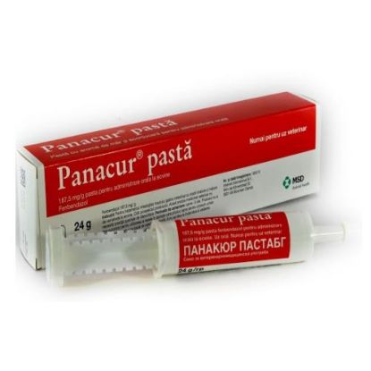 Poza cu PANACUR PASTA 24G - ANTIPARAZITAR ORAL CABALINE