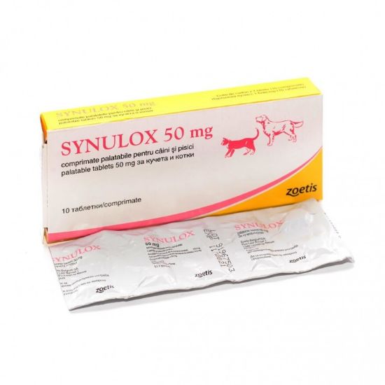 Poza cu Synulox 50 mg 10 tablete