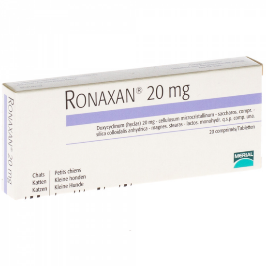 Poza cu Ronaxan 20 mg, 1 tableta