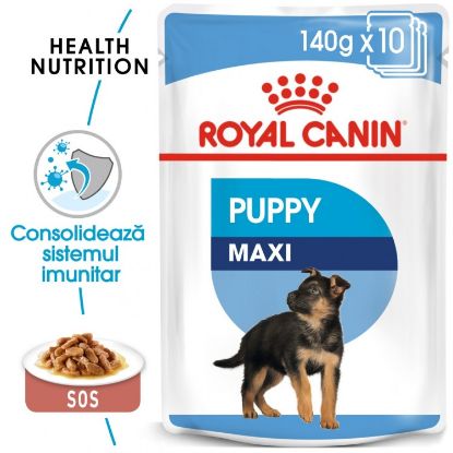 Poza cu Royal Canin Maxi Puppy hrana umeda caine junior (in sos) 140 g