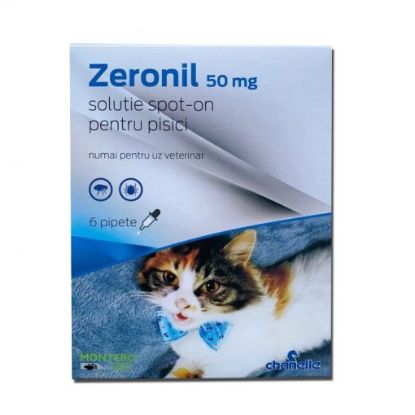 Poza cu Pipete antiparazitare pisici, Zeronil, 50 mg