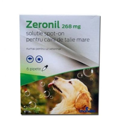 Poza cu Pipeta  antiparazitare caini, Zeronil, 268 mg 20 – 40 kg